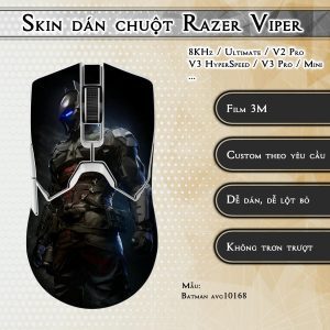 Skin dán chuột Razer Viper mẫu Batman avg10168