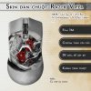 Skin dán chuột Razer Viper mẫu Cá chép âm dương Skin dán chuột Razer Viper mẫu Cá chép âm dương