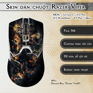 Skin dán chuột Razer Viper mẫu Dragon Ball Trunks 7vnr91