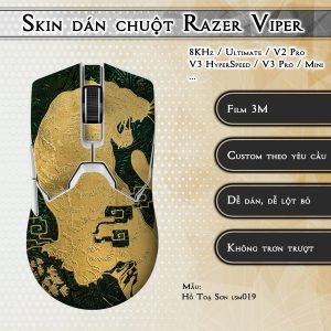 Skin dán chuột Razer Viper mẫu Hổ Toạ Sơn lsm019