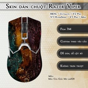 Skin dán chuột Razer Viper mẫu Màu Của Giấc Mơ lsm028