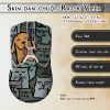 Skin dán chuột Razer Viper mẫu Mèo xám và chó cam scu064 Skin dán chuột Razer Viper mẫu Mèo xám và chó cam scu064