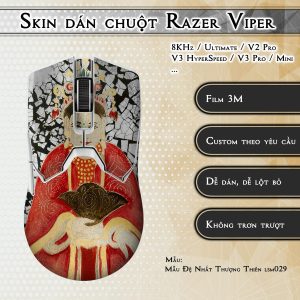 Skin dán chuột Razer Viper mẫu Mẫu Đệ Nhất Thượng Thiên lsm029