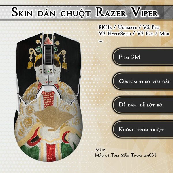 Skin dán chuột Razer Viper mẫu Mẫu đệ Tam Mẫu Thoải lsm031