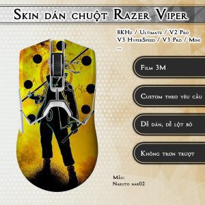 Skin dán chuột Razer Viper mẫu Naruto nar02