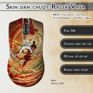 Skin dán chuột Razer Viper mẫu Natra nt30