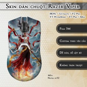 Skin dán chuột Razer Viper mẫu Natra nt32