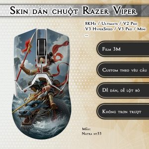 Skin dán chuột Razer Viper mẫu Natra nt33