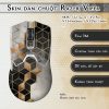 Skin dán chuột Razer Viper mẫu Ombre cubes xám vàng