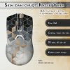 Skin dán chuột Razer Viper mẫu Ombre cubes đen bạc Skin dán chuột Razer Viper mẫu Ombre cubes đen bạc