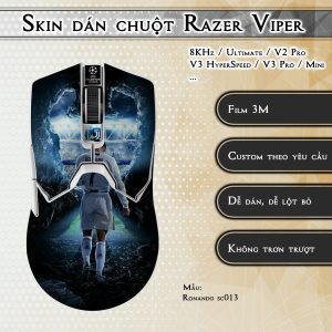 Skin dán chuột Razer Viper mẫu Ronando sc013