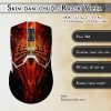 Skin dán chuột Razer Viper mẫu Spiderman bùng cháy Skin dán chuột Razer Viper mẫu Spiderman bùng cháy
