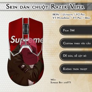Skin dán chuột Razer Viper mẫu Supreme Boy atk073