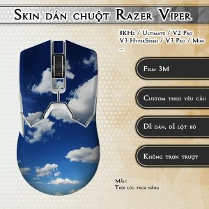 Skin dán chuột Razer Viper mẫu Trời lúc trưa nắng