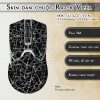 Skin dán chuột Razer Viper mẫu X-cross trắng đen Skin dán chuột Razer Viper mẫu X-cross trắng đen