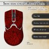 Skin dán chuột Razer Viper mẫu X-cross đỏ Skin dán chuột Razer Viper mẫu X-cross đỏ