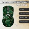 Skin dán chuột Razer Viper mẫu đá xanh xếp chéo Skin dán chuột Razer Viper mẫu đá xanh xếp chéo