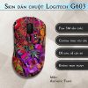 Skin dán chuột Logitech G603 mẫu Aesthetic Trippy Skin dán chuột Logitech G603 mẫu Aesthetic Trippy