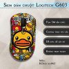 Skin dán chuột Logitech G603 mẫu B.Duck scu062 Skin dán chuột Logitech G603 mẫu B.Duck scu062