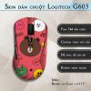 Skin dán chuột Logitech G603 mẫu Brown và Cony atk115 Skin dán chuột Logitech G603 mẫu Brown và Cony atk115