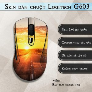 Skin dán chuột Logitech G603 mẫu Bầu trời hoàng hôn