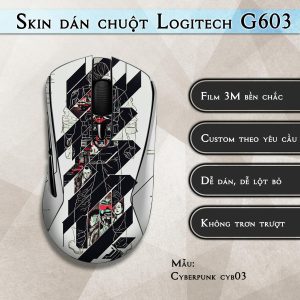 Skin dán chuột Logitech G603 mẫu Cyberpunk cyb03