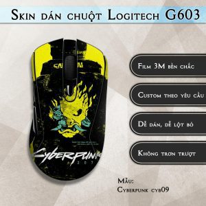 Skin dán chuột Logitech G603 mẫu Cyberpunk cyb09