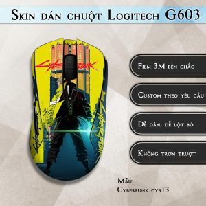 Skin dán chuột Logitech G603 mẫu Cyberpunk cyb13