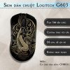 Skin dán chuột Logitech G603 mẫu Cá chép hóa rồng CHR011