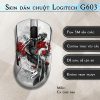 Skin dán chuột Logitech G603 mẫu Cá chép đen Skin dán chuột Logitech G603 mẫu Cá chép đen
