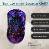 Skin dán chuột Logitech G603 mẫu cú đa màu atk376 Skin dán chuột Logitech G603 mẫu cú đa màu atk376
