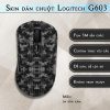 Skin dán chuột Logitech G603 mẫu da rắn xám Skin dán chuột Logitech G603 mẫu da rắn xám