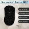 Skin dán chuột Logitech G603 mẫu da rắn đen