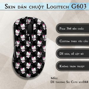 Skin dán chuột Logitech G603 mẫu Dễ thương So Cute scu044