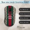 Skin dán chuột Logitech G603 mẫu Gucci Gucc1002 Skin dán chuột Logitech G603 mẫu Gucci Gucc1002
