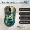 Skin dán chuột Logitech G603 mẫu gấu trúc tắm suối