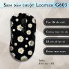 Skin dán chuột Logitech G603 mẫu Hoa cúc - 02 Skin dán chuột Logitech G603 mẫu Hoa cúc - 02
