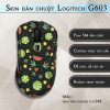 Skin dán chuột Logitech G603 mẫu hoa văn sticker stic246