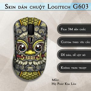 Skin dán chuột Logitech G603 mẫu Hộ Pháp Kim Lân