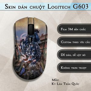 Skin dán chuột Logitech G603 mẫu Kỳ Lân Trấn Quốc