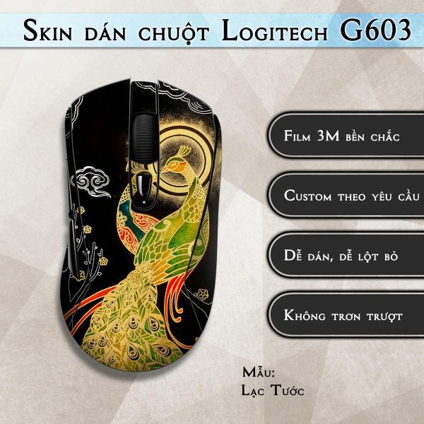 Skin dán chuột Logitech G603 mẫu Lạc Tước