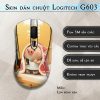 Skin dán chuột Logitech G603 mẫu Lợn bóng đèn