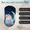 Skin dán chuột Logitech G603 mẫu Lợn ngồi mặt trăng