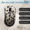 Skin dán chuột Logitech G603 mẫu mosaic đá đen trắng Skin dán chuột Logitech G603 mẫu mosaic đá đen trắng