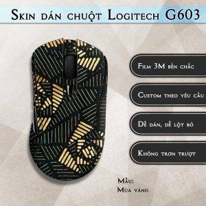 Skin dán chuột Logitech G603 mẫu Mùa vàng