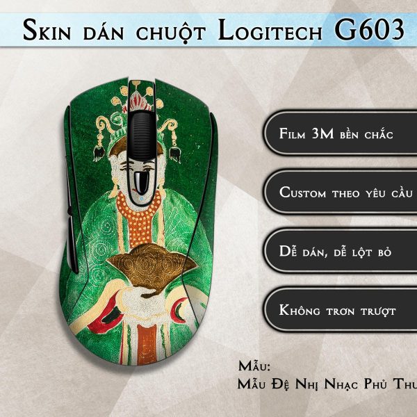 Skin dán chuột Logitech G603 mẫu Mẫu Đệ Nhị Nhạc Phủ Thượng Ngàn lsm030