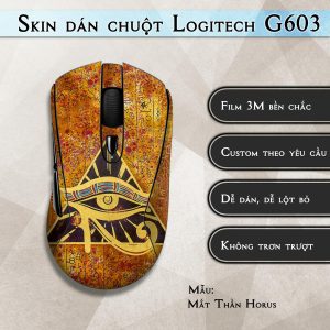 Skin dán chuột Logitech G603 mẫu Mắt Thần Horus