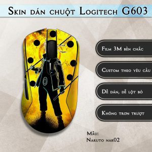 Skin dán chuột Logitech G603 mẫu Naruto nar02