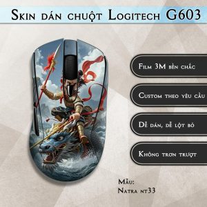 Skin dán chuột Logitech G603 mẫu Natra nt33