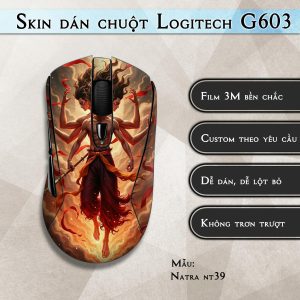 Skin dán chuột Logitech G603 mẫu Natra nt39